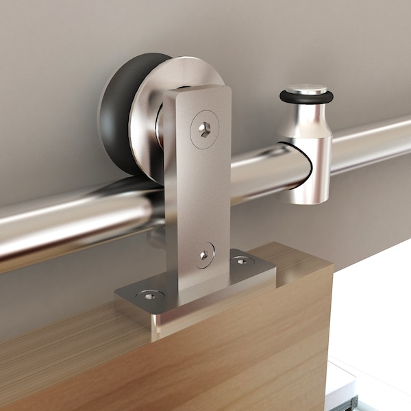 Stainless Steel 96 Top Mount Sliding Door Hardware